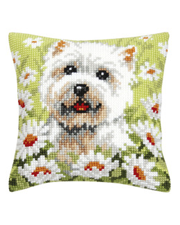 Broderikit Kudde Terrier