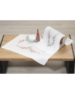 Broderikit Blomstergirlang