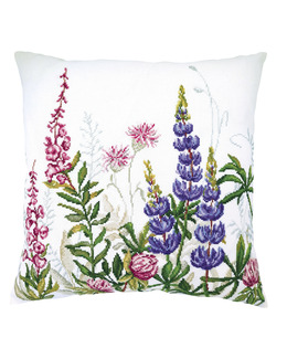 Broderikit Kudde Lupiner