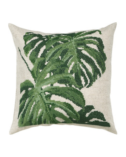 Broderikit Kudde Monstera