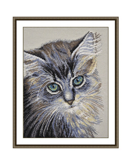 Broderikit Tavla Grönögd