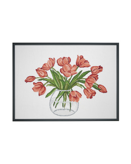 Broderikit Tavla Tulpaner i vas