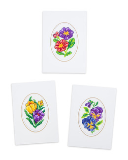 Kort Blomster 3-pack