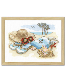 Broderikit Tavla strand