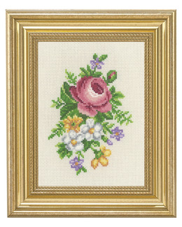 Broderikit Tavla blommor
