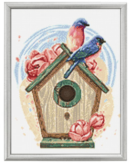 Diamond painting Familjen