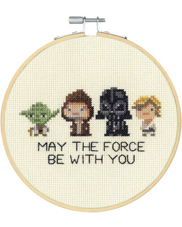 Broderikit Tavla Star wars familj