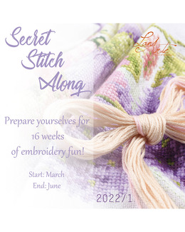 Secret Stitch Along 2022/1 Strikking, pynt, garn og strikkeoppskrifter