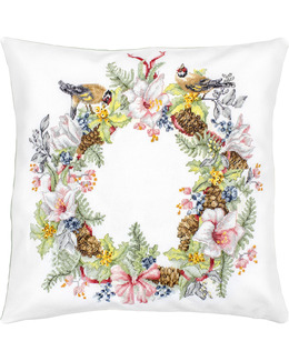 Broderikit Kudde Sommarkrans