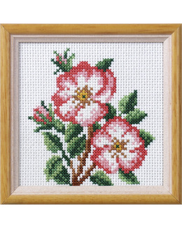 Broderikit Tavla Roser