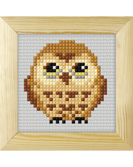 Broderikit Tavla Liten uggla