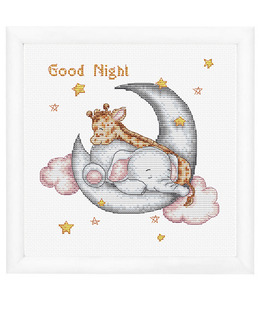Broderikit Tavla Good night