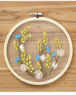 Broderikit Tavla Blåklint