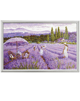 Broderikit Tavla Lavendel Äng