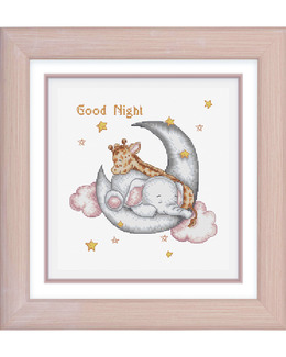 Broderikit Godnatt Tavla