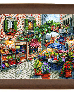 Broderikit Tavla Café Gränden