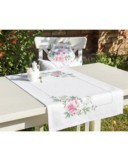 Broderikit Löpare Sommar Blomster