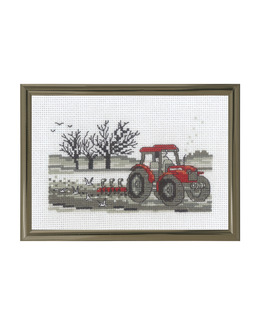 Broderikit Tavla Traktor