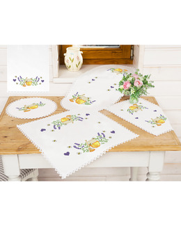 Broderikit Bordsduk Honung & Bin
