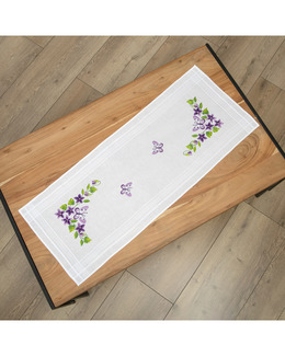 Broderikit Lila Fjärilar