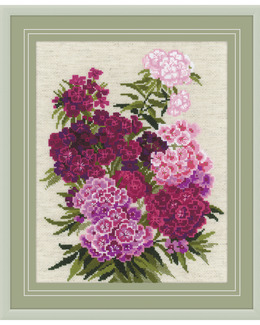 Broderikit Tavla Vackert Blomster