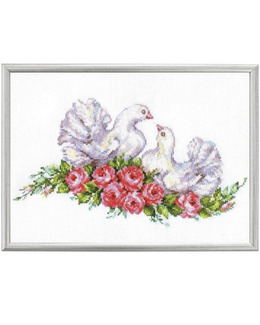 Broderikit Tavla Kära Fåglar