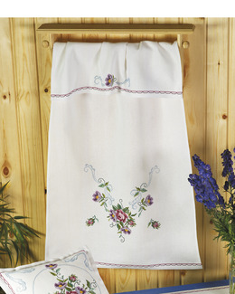 Broderikit Paradhandduk Blomster