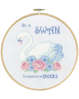 Broderikit Tavla Svan