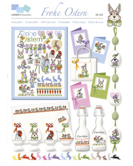 Korsstygnsmönster Påsk