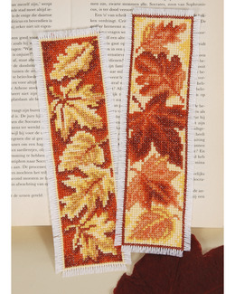 Broderikit Bokmärke Hösten 2-pack