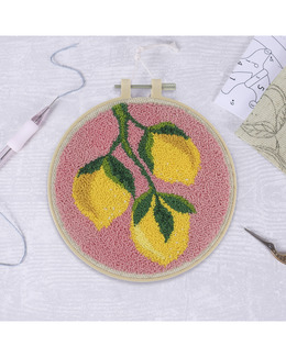Punch Needle Kit Lemon