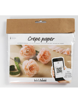 Kräppapper kit Nejlikor