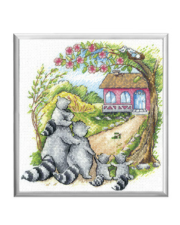 Broderikit Tavla Påväg Hem