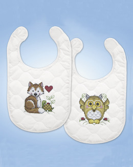 Broderikit Haklappar Djuren 2-pack
