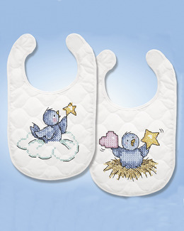 Broderikit Haklappar Sångfåglar 2-Pack