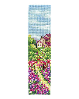 Broderikit Bokmärke Lupiner