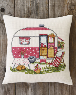 Broderikit Kudde Husvagn