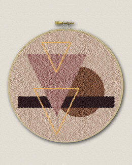 Punch Needle Kit Triangel