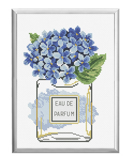 Brodeirkit Tavla Blue Chic