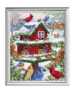 Tavla Vinterfåglar