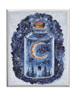 Broderikit Tavla Kärlek under Månen