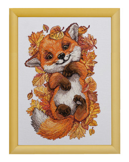 Broderikit Tavla Första Hösten