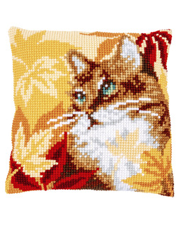 Broderikit Kudde Katten