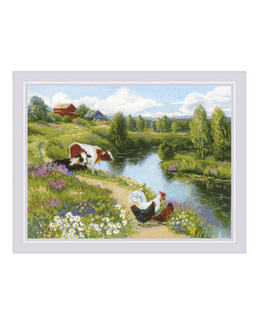 Broderikit Tavla Vid Vattnet