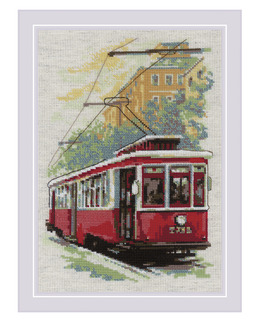 Broderikit Tavla Spårvagnen