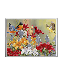 Broderikit Tavla Fåglarna