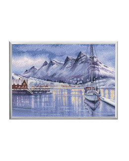Broderikit Tavla Bodos hamn
