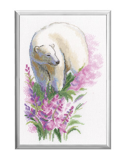 Broderikit Tavla Isbjörn