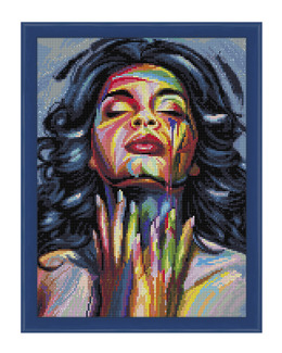 Diamond Painting Lady