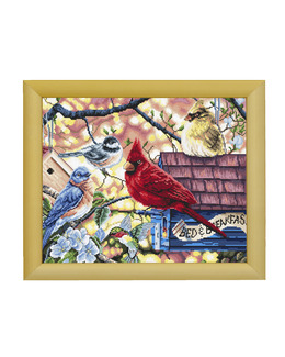 Broderikit Tavla Sångfåglar